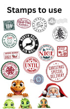 Load image into Gallery viewer, Jumbo Card Christmas Template & Tutorial