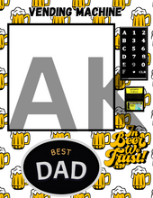 Load image into Gallery viewer, Vending Machine Template & Tutorial Video - All Sides