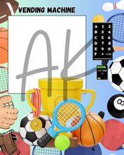 Load image into Gallery viewer, Vending Machine Templates- Front Only