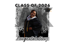 Load image into Gallery viewer, Graduation Dtf Canva Templates