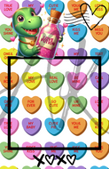 Jumbo Card Valentines Templates