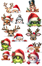 Load image into Gallery viewer, Jumbo Card Christmas Template &amp; Tutorial
