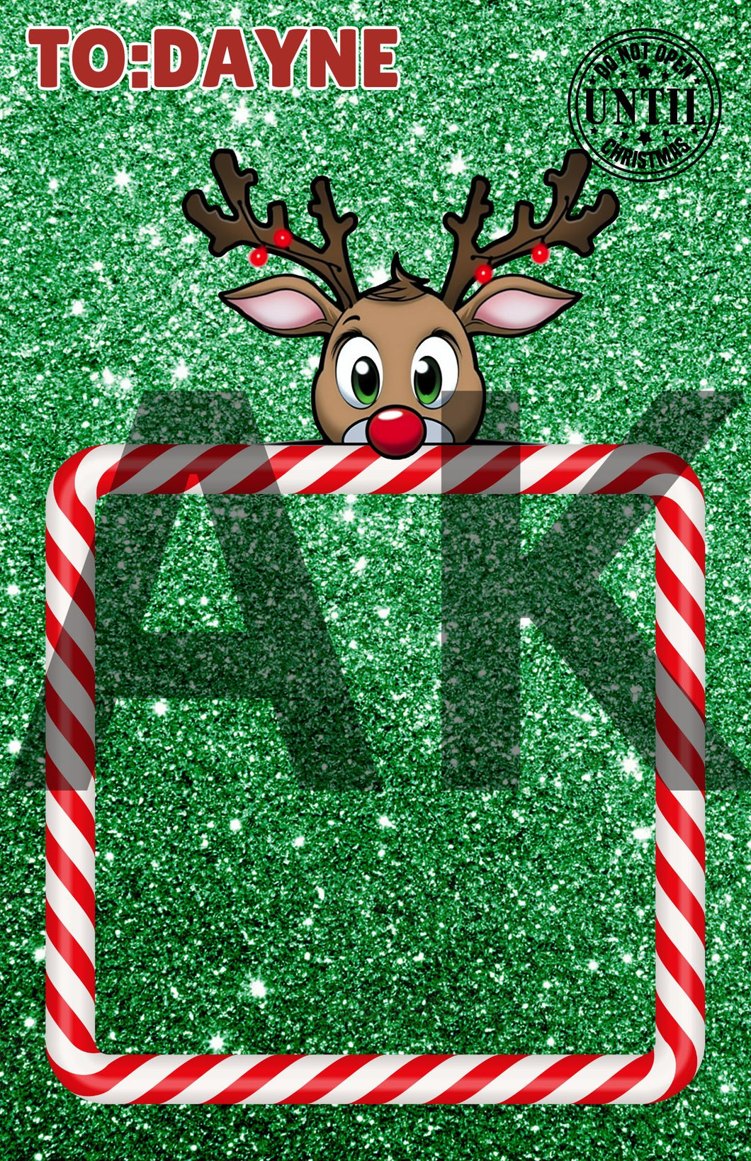 Jumbo Card Christmas Template & Tutorial