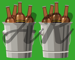 Beer & Bottles Template