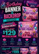 Banner & Backdrop combo