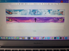 Load image into Gallery viewer, Memorial Ribbon Template - Canva
