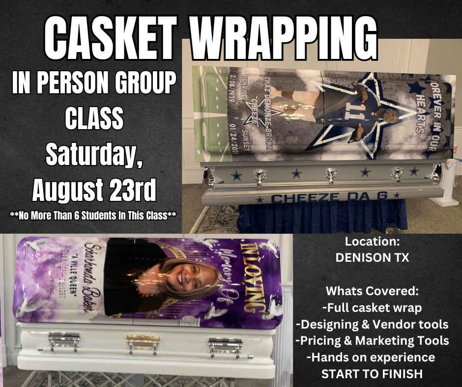 Casket Wrapping Class IN PERSON